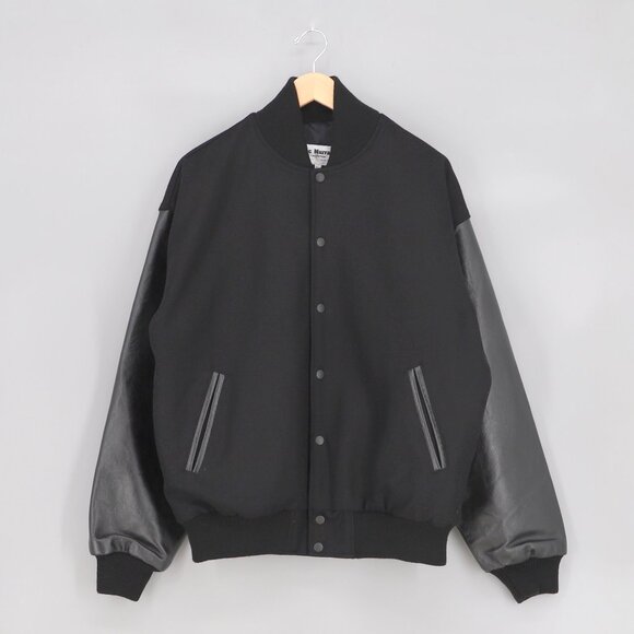 VINTAGE MAC MURRAY Universal Studios Varsity Jacket Wool Leather Size L - Picture 1 of 7